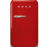 Smeg FAB5RRD3 50's Mini-réfrigérateur Rétro Avec Charnière à Droite, Rouge