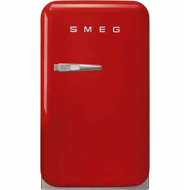 Smeg FAB5RRD3 50's Mini-réfrigérateur Rétro Avec Charnière à Droite, Rouge