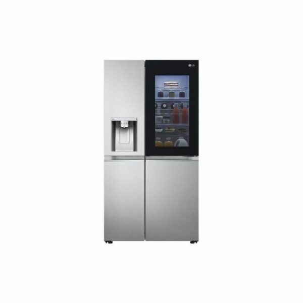 LG GSXV90BSAE Réfrigérateur-congélateur Américain avec Raccordement Plomberie - Acier Premium - Frost Free