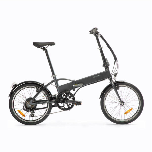TILT 500 - VÉLO PLIANT AVEC ASSISTANCE ÉLECTRIQUE GRIS NOIR