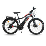 VÉLO TOUT-TERRAIN ÉLECTRIQUE DAKOTA FE ROUGE, 250W, 840Wh, ÉQUIPEMENT COMPLET