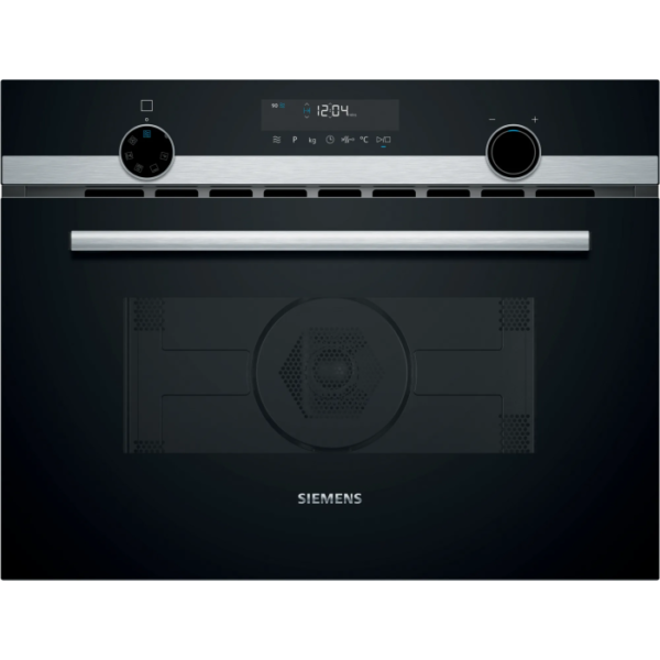Siemens CM585AGS0B IQ500 Four à micro-ondes combiné encastrable.