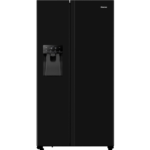 Hisense RS694N4TBF Réfrigérateur-congélateur de style américain sans givre de 91 cm - Noir