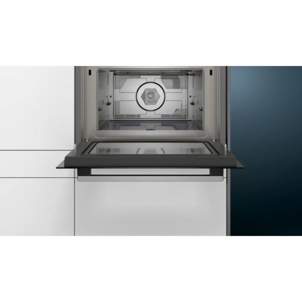 Siemens CM585AGS0B IQ500 Four à micro-ondes combiné encastrable. – Image 2