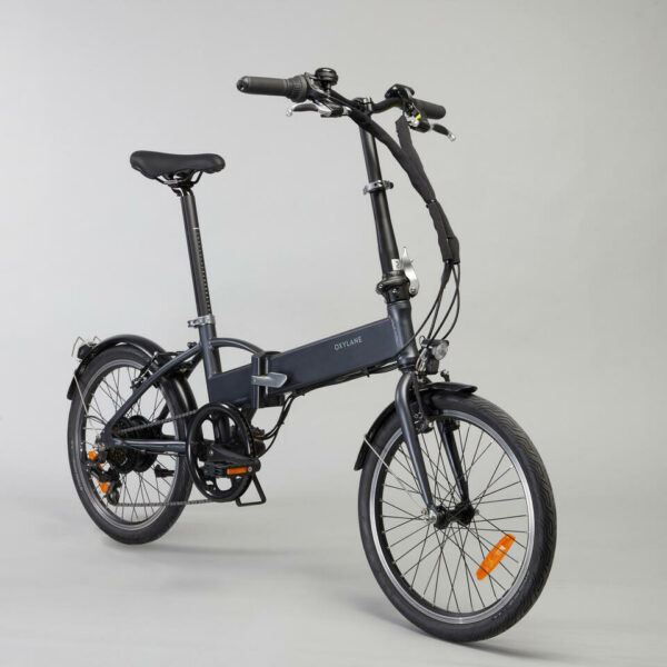 TILT 500 - VÉLO PLIANT AVEC ASSISTANCE ÉLECTRIQUE GRIS NOIR – Image 2
