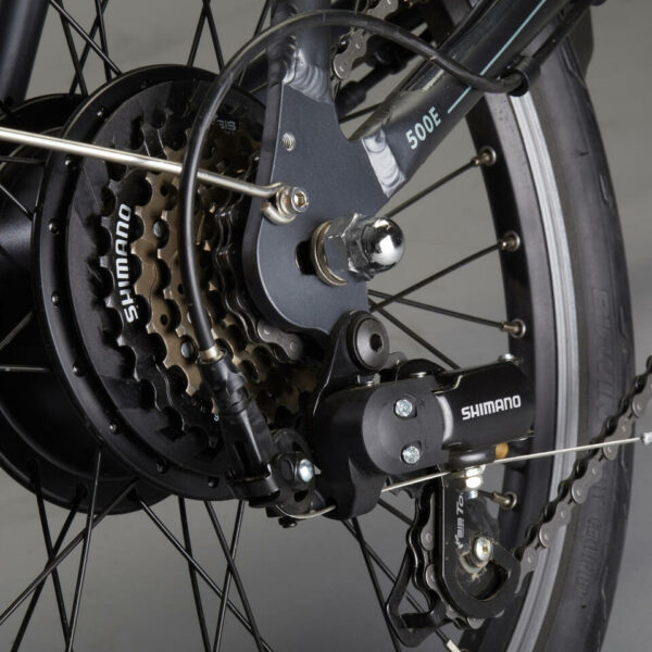 TILT 500 - VÉLO PLIANT AVEC ASSISTANCE ÉLECTRIQUE GRIS NOIR – Image 5