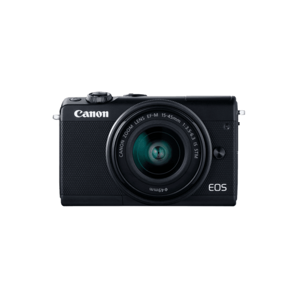 CANON EOS M100 Appareil photo sans miroir avec objectif EF-M 15-45 mm f/3.5-6.3 IS STM Lens - Noir
