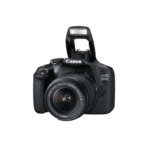 Canon EOS 2000D Appareil photo reflex numérique avec objectif EF-S 18-55 mm f/3.5-5.6 III