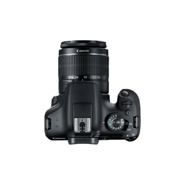 Canon EOS 2000D Appareil photo reflex numérique avec objectif EF-S 18-55mm f/3.5-5.6 IS II Noir – Image 2