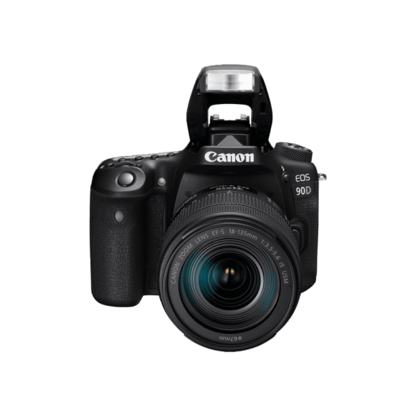 Canon EOS 90D DSLR Appareil photo reflex numérique de 32,5 MP - 4K - Noir/Noir - Objectif EF-S 18-135mm IS USM – Image 3