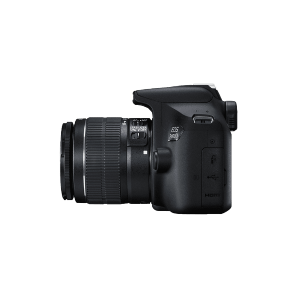 Canon EOS 2000D Appareil photo reflex numérique avec objectif EF-S 18-55 mm f/3.5-5.6 III – Image 3