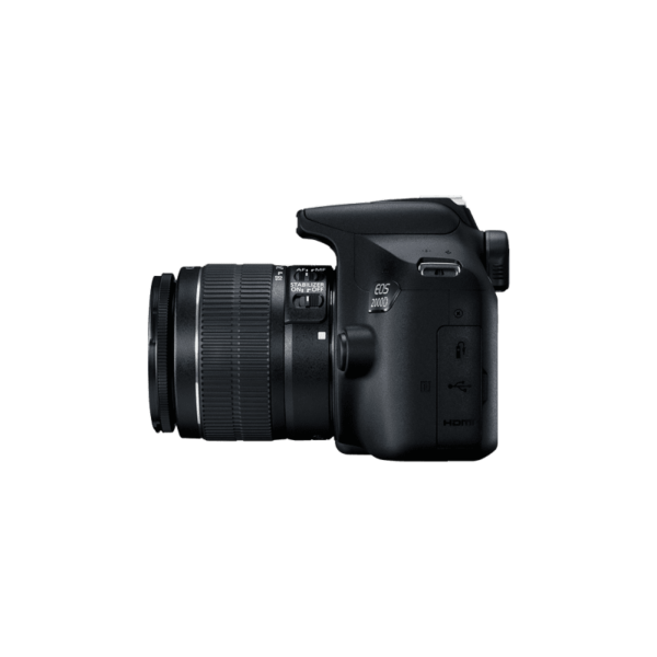 Canon EOS 2000D Appareil photo reflex numérique avec objectif EF-S 18-55mm f/3.5-5.6 IS II Noir – Image 5