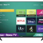 Hisense Roku 65 pouces R65A7200GTUK Smart TV 4K LED avec Freeview