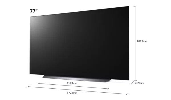 LG 77 pouces OLED77C14LB Smart 4K UHD OLED HDR Freeview TV – Image 2