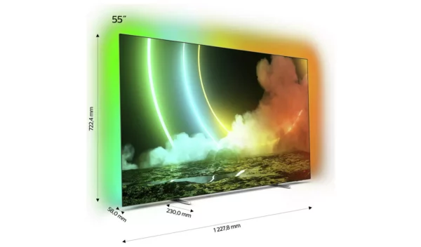 Philips 55 pouces 55OLED706 Smart 4K UHD HDR OLED Freeview TV – Image 2