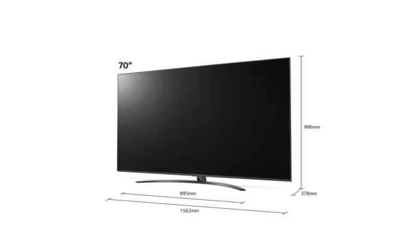 LG 70 pouces 70UP81006LR Smart 4K UHD HDR LED Freeview TV – Image 2