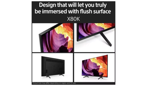 Sony 55 pouces KD55X80KU Smart TV 4K UHD HDR LED avec tuner Freeview – Image 3