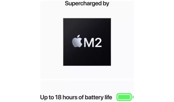Apple MacBook Air 2022 13,6 pouces M2 8 Go 256 Go – Image 3