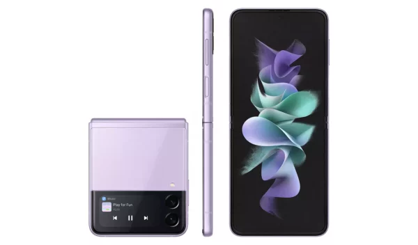 Samsung Galaxy Z Flip3 5G 128GB Phone – Lavender – Image 3