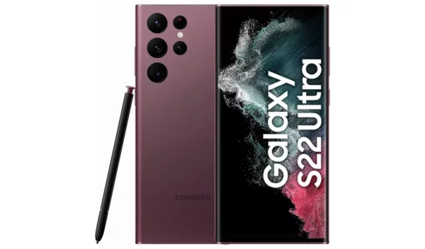 Samsung S22 Ultra 5G 256GB Mobile Phone – Burgundy
