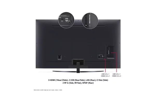 LG 70 pouces 70UP81006LR Smart 4K UHD HDR LED Freeview TV – Image 5