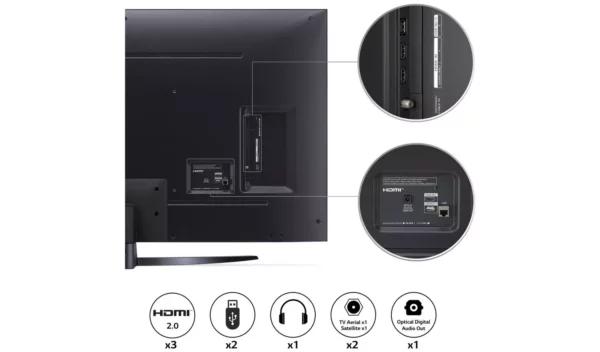 LG 55 pouces 55NANO766QA Smart 4K UHD HDR NanoCell Freeview TV – Image 5