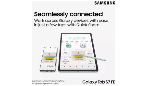 Samsung Galaxy Tab S7 FE 12.4 pouces 64 Go Wi-Fi - Noir – Image 6