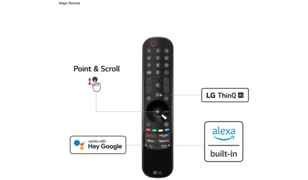 LG 65 pouces 65QNED816QA Smart 4K UHD HDR QNED Freeview TV – Image 6