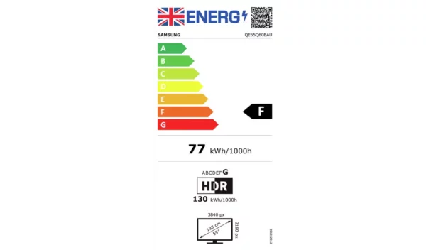 Samsung 55 pouces QE55Q60BAUXXU Smart 4K UHD HDR QLED TV – Image 7
