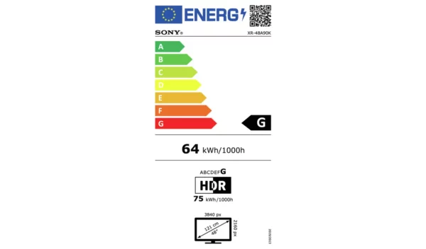 Sony 48 pouces XR48A90KU Smart TV 4K UHD HDR OLED avec tuner Freeview – Image 7