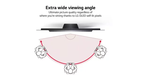 LG 83 pouces OLED83C14LA Smart 4K UHD OLED HDR Freeview TV – Image 7