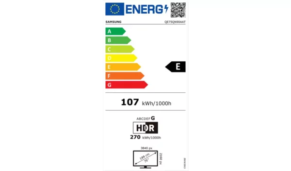 Samsung 75 pouces QE75QN90AATXXU Smart 4K UHD HDR Neo QLED TV – Image 7