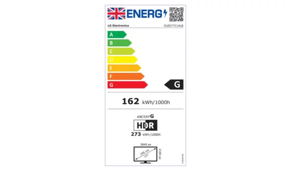 LG 77 pouces OLED77C14LB Smart 4K UHD OLED HDR Freeview TV – Image 8