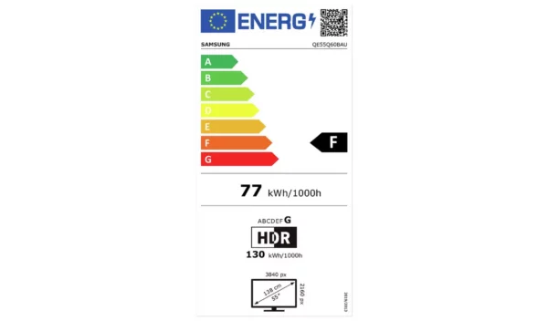 Samsung 55 pouces QE55Q60BAUXXU Smart 4K UHD HDR QLED TV – Image 8