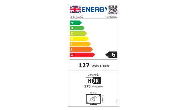 LG 70 pouces 70UP81006LR Smart 4K UHD HDR LED Freeview TV – Image 8